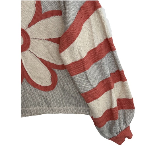 Oli & Hali Daisy Striped Pullover Sweater Size Small - Picture 4 of 8